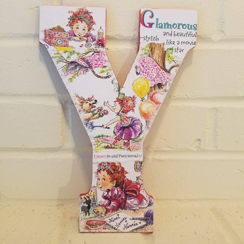 Custom Fancy Nancy wooden letter